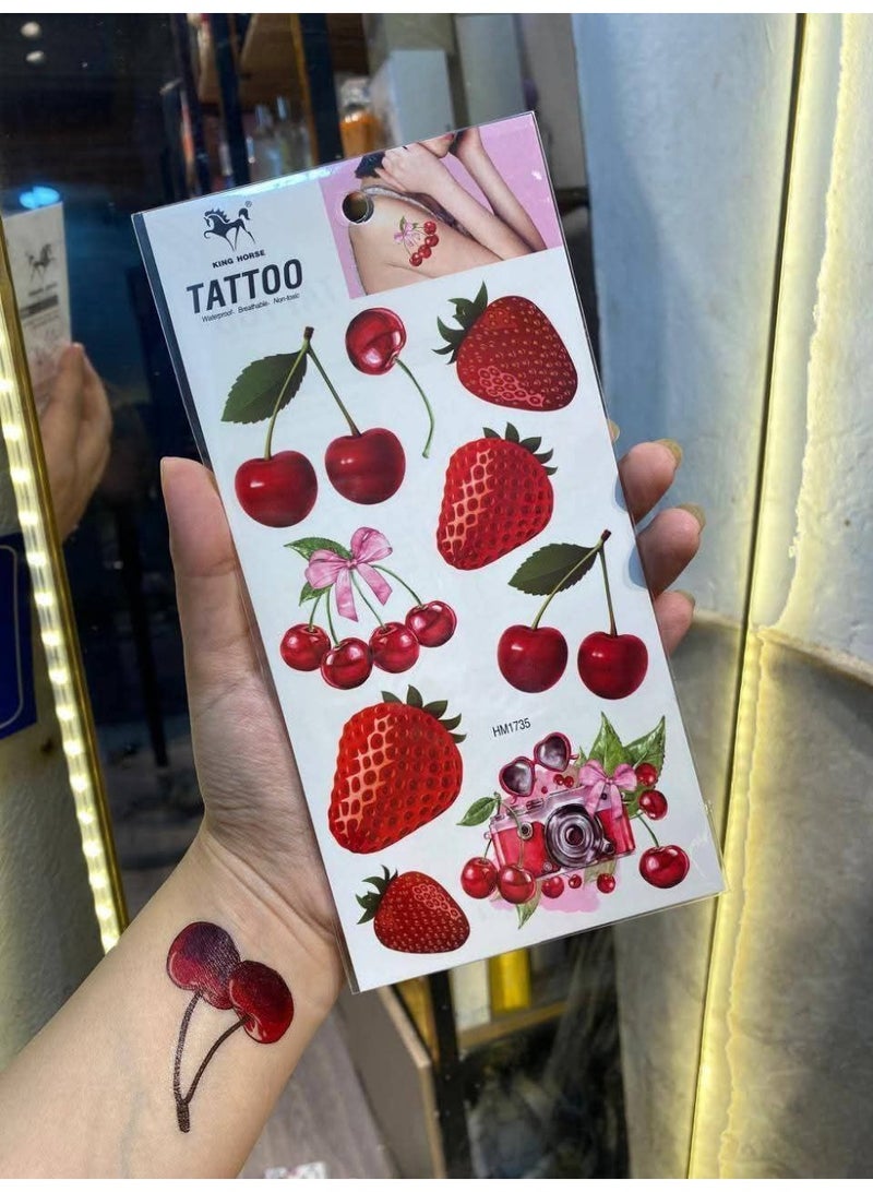 Large 3D Temporary Tattoo Stickers for Women - Image 4